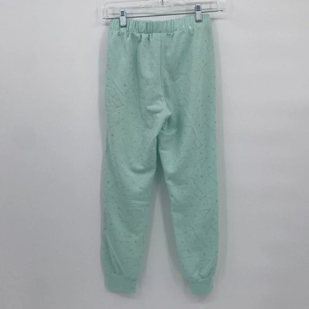 more than magic jogger pajama sweat pants light blue constellations L 10/12